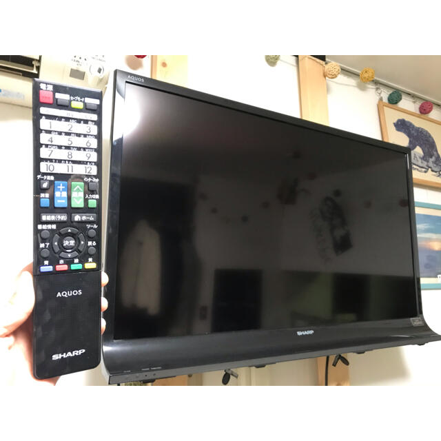 AQUOS(アクオス)のSHARP AQUOS 40型  LC-40J9 シャープ アクオス ジャンク スマホ/家電/カメラのテレビ/映像機器(テレビ)の商品写真