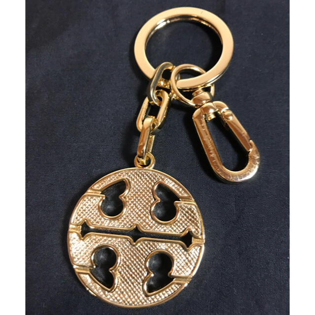 Tory Burch(トリーバーチ)の【TORY BURCH トリーバーチ】中古　キーホルダー　金　ゴールド レディースのファッション小物(キーホルダー)の商品写真