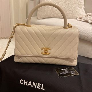 ゆかさん専用　CHANELトップハンドルbag(ハンドバッグ)