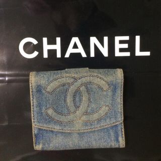 シャネル(CHANEL)のCHANELデニム財布♪(財布)