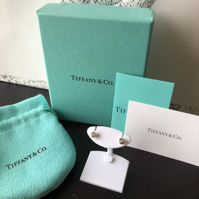 Tiffany ティファニー ダイヤモンド バイザヤード ピアス シルバー 美品ビーン