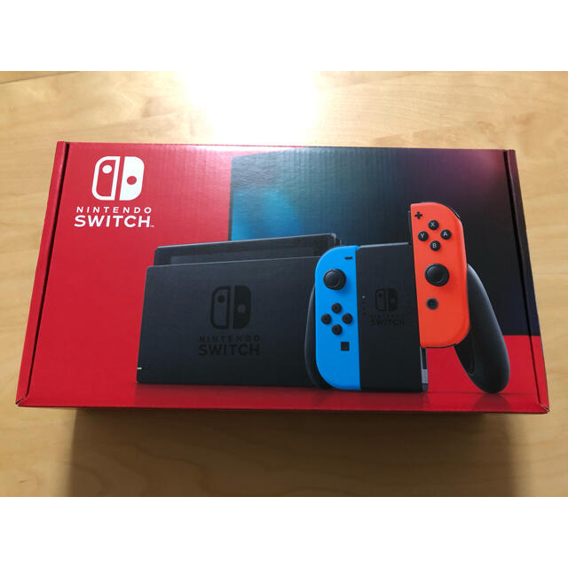 Switch Joy-Con(L)ネオンレッド/(R) ネオンブルー