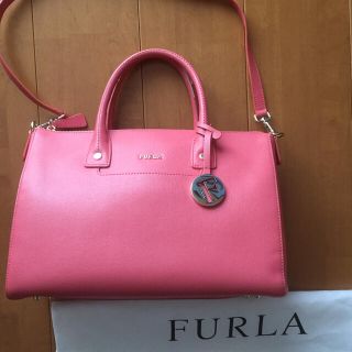 フルラ(Furla)のフルラ  ハンドバッグ　ショルダーバック　ピンク(ハンドバッグ)