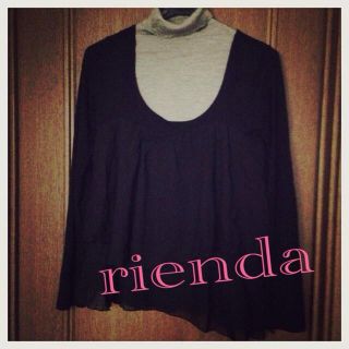 リエンダ(rienda)のSALE♡シフォンフリルカットソー(カットソー(長袖/七分))