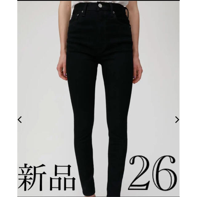 moussy HW Rebirth L/BLACK SKINNY-