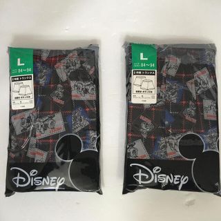 ディズニー(Disney)のメンズ  Mickeyトランクス   Lサイズ(トランクス)