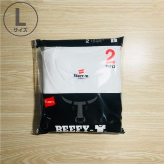 ヘインズ(Hanes)のヘインズ ビーフィー BEEFY-T クルーネック Lサイズ 2枚(Tシャツ/カットソー(半袖/袖なし))