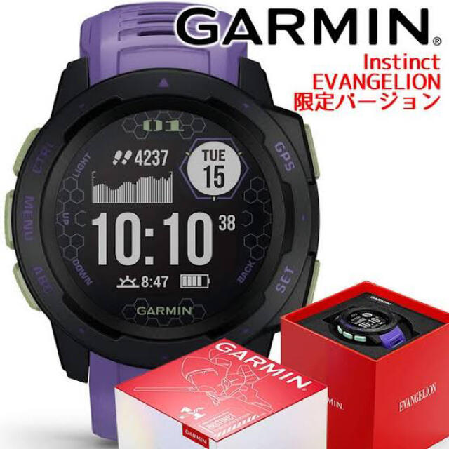 GARMIN(ガーミン) インスティンクト エヴァンゲリオン 初号機モデル