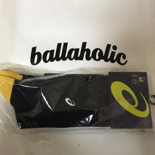 アシックス(asics)の黒紺色Mサイズ　靴下 ソックス　ボーラホリック　ballaholic　アシックス(ソックス)