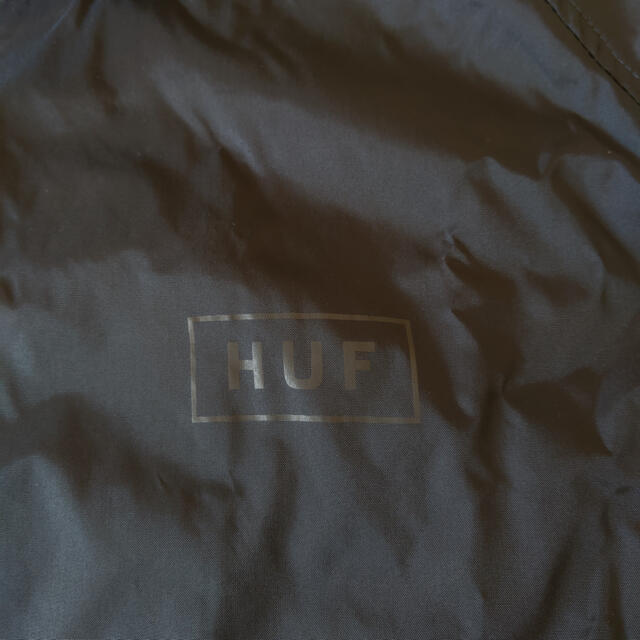 HUF コーチジャケット　黒　M ロゴ