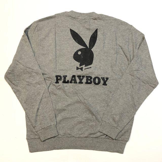 PLAYBOY(プレイボーイ)の新品 正規 ＬＬ プレイボーイ　裏毛 スウェット トレーナー 下げ札無し特価 メンズのトップス(スウェット)の商品写真