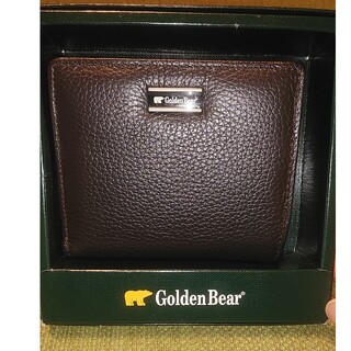 ゴールデンベア(Golden Bear)のゴールデンベア 二つ折り財布 ダークブラウン(折り財布)