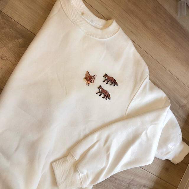 MAISON KITSUNE'(メゾンキツネ)のきつねワッペン　刺繍 ハンドメイドの素材/材料(各種パーツ)の商品写真