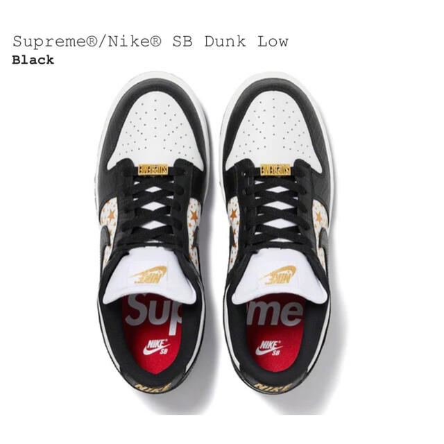 NIKE(ナイキ)の★SUPREME NIKE SB DUNK LOW US10 28.0cm 新品 メンズの靴/シューズ(スニーカー)の商品写真