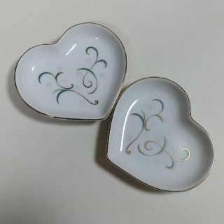 ミキモト(MIKIMOTO)の未使用 ミキモト ハート小皿 ２個セット(食器)