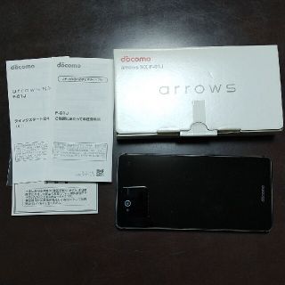 エヌティティドコモ(NTTdocomo)の富士通 ARROWS F-01J SIMロック解除済(スマートフォン本体)