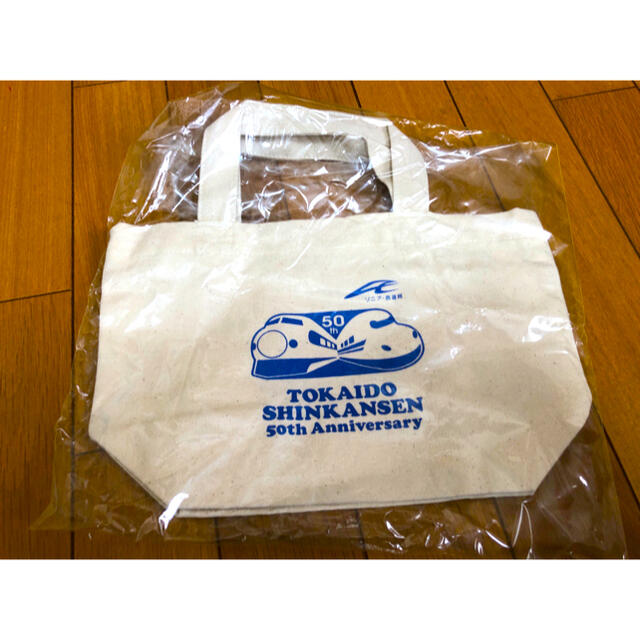 【リニア・鉄道館】東海道新幹線 50周年記念 トートバッグ | フリマアプリ ラクマ