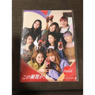 コカコーラ(コカ・コーラ)の新品未開封　NiziU コカコーラ　クリアファイル(アイドルグッズ)