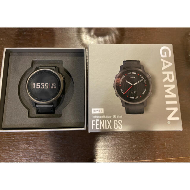 GARMIN(ガーミン)のGARMIN FENIX 6S SAPPHIRE BLACK DLC スポーツ/アウトドアのトレーニング/エクササイズ(トレーニング用品)の商品写真