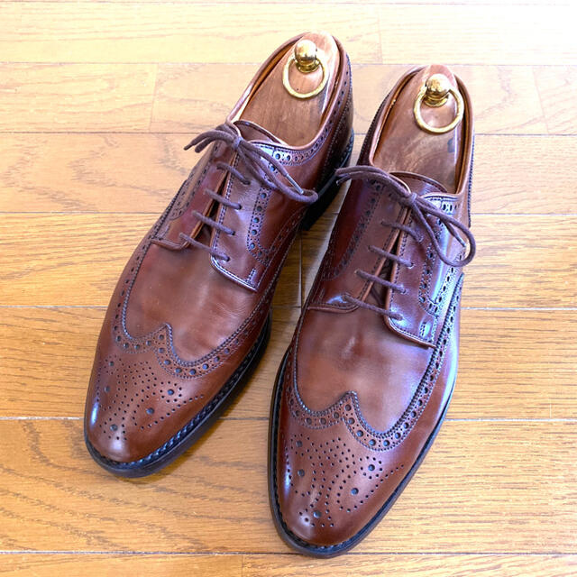 Crockett&Jones(クロケットアンドジョーンズ)の572.CROCKETT&JONES SWANSEA ウィングチップ 7.5E メンズの靴/シューズ(ブーツ)の商品写真