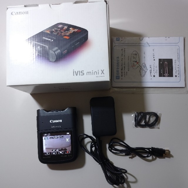 送料無料/即納】 広角撮影可能 小型ビデオカメラ Canon iVIS mini X