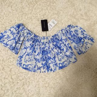 ザラ(ZARA)のZARA オフショルダー(HANA様専用)(カットソー(半袖/袖なし))