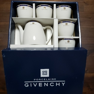 ジバンシィ(GIVENCHY)のジバンシー 茶器セット  ティーポット&カップ５個セット(食器)