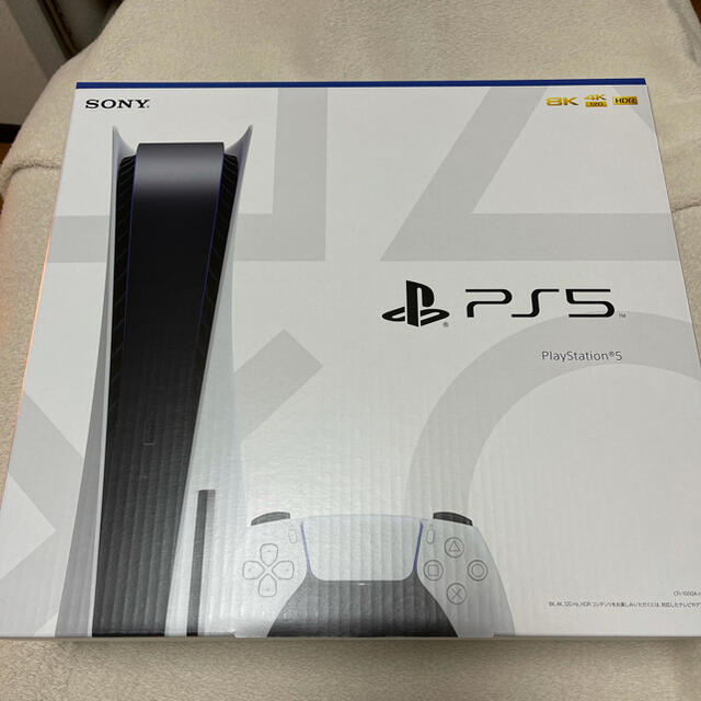 SONY(ソニー)のPlayStation 5 新品未使用未開封。 エンタメ/ホビーのゲームソフト/ゲーム機本体(家庭用ゲーム機本体)の商品写真