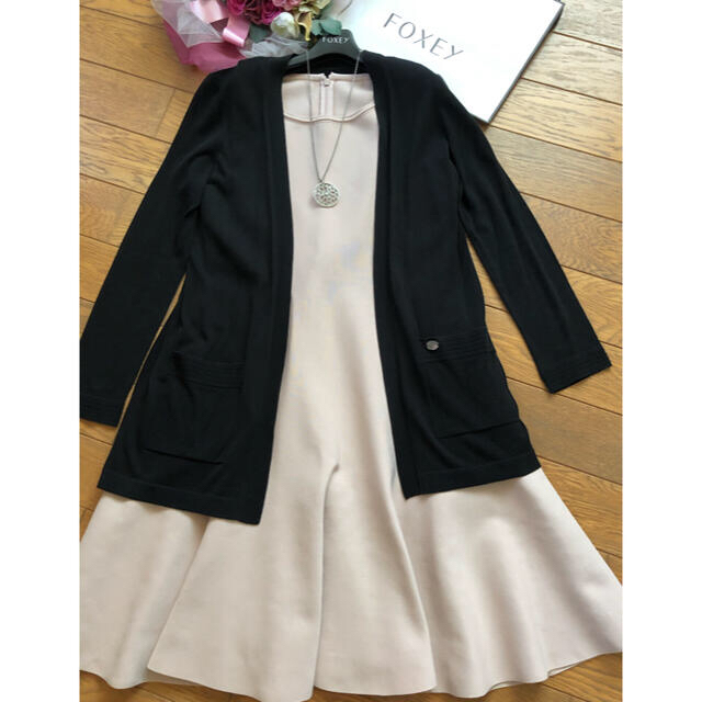 美品⭐️フォクシー ロングカーディガン 2020年のクリスマス www