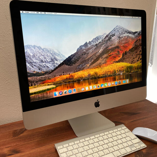 ソフトパープル グーなおまけ付き iMac21.5inch 2015 キーボードと