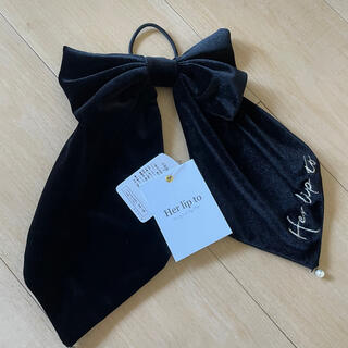 SNIDEL - her lip to velvet bow scrunchieの通販 by yuri's shop ...