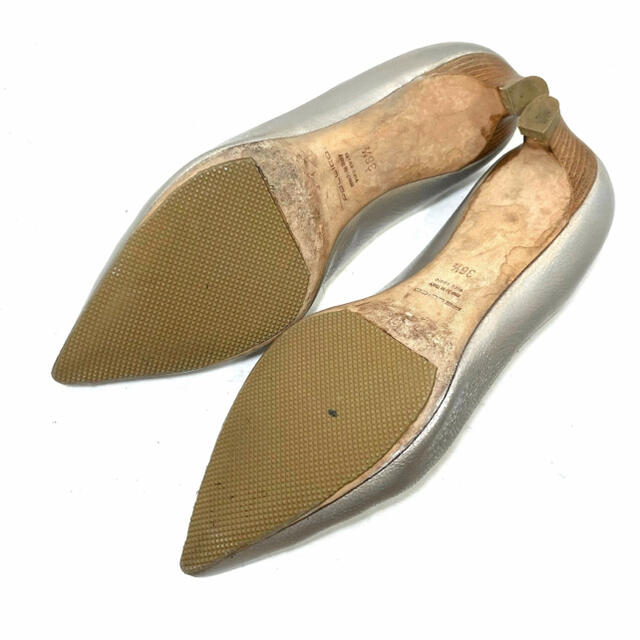 PELLICO(ペリーコ)のささなお様専用　PELLICOペリーコ 36 1/2 アネッリ シルバーパンプス レディースの靴/シューズ(ハイヒール/パンプス)の商品写真