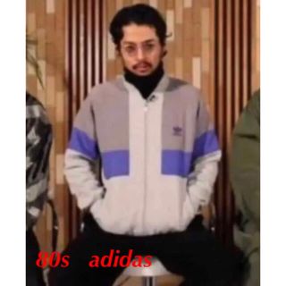 好き必見80'sadidasアディダスハーフジップフリースジャケットxl常田