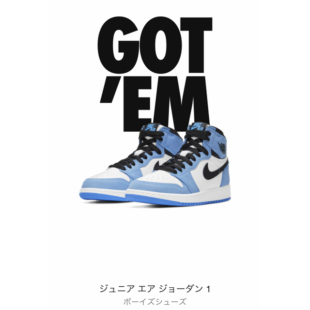 NIKE AIR JORDAN 1 HIGH gs 25cm