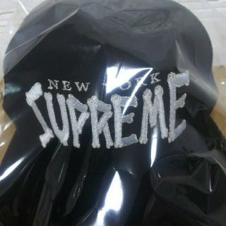 シュプリーム(Supreme)のSupreme Bones Logo 5-Panel  黒(キャップ)