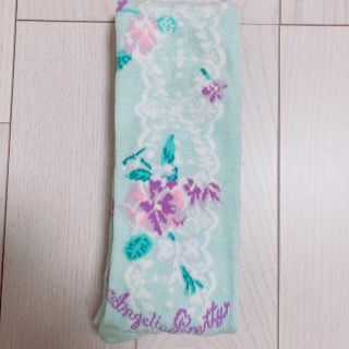 アンジェリックプリティー(Angelic Pretty)のAngelic Pretty パンジー・花柄オーバーニー 靴下 jsk リング(ソックス)