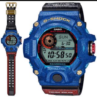 ジーショック(G-SHOCK)のレンジマン ソーラー ブルー＆ブラック＆レッド GW-9406KJ-2JR (腕時計(デジタル))