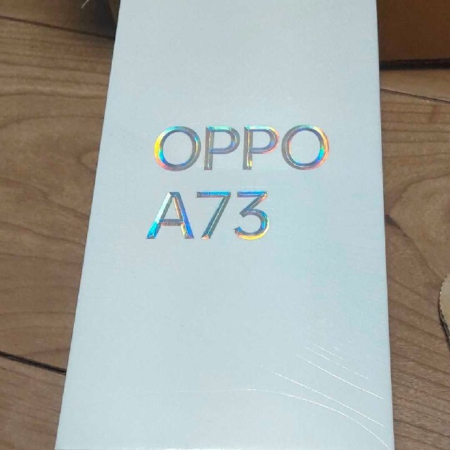 OPPO A73 ネービーブルー　新品未開封スマホ/家電/カメラ