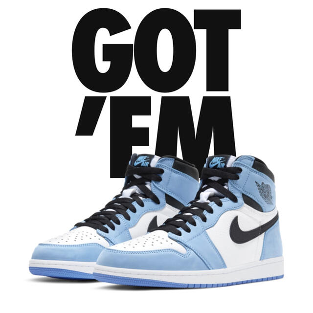 NIKE AIR JORDAN1 HIGH OG Univercity Blue