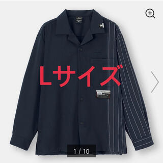 ミハラヤスヒロ(MIHARAYASUHIRO)のGU×ミハラヤスヒロ オープンカラーシャツ L(シャツ)