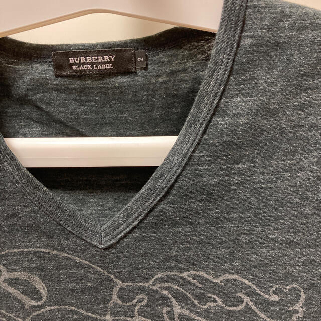 BURBERRY BLACK LABEL(バーバリーブラックレーベル)のBurberry バーバリー  ブラックレーベル　半袖 Ｔシャツ　メンズM 美品 メンズのトップス(Tシャツ/カットソー(半袖/袖なし))の商品写真