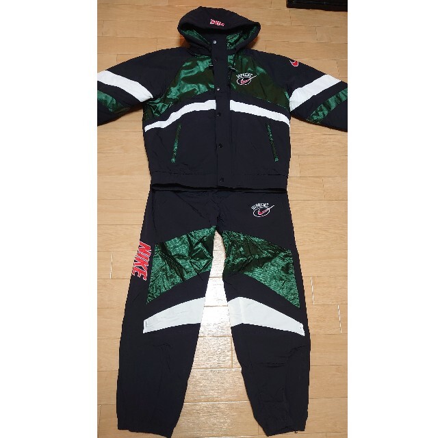 人気の Supreme - Supreme × NIKE 19ss セットアップ 緑 S 試着のみ