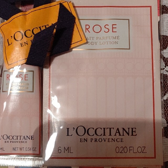 L'OCCITANE(ロクシタン)のロクシタンギフトセット×2 シャンプーコンディショナーサンプル コスメ/美容のキット/セット(サンプル/トライアルキット)の商品写真