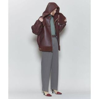 ビューティアンドユースユナイテッドアローズ(BEAUTY&YOUTH UNITED ARROWS)の6(ROKU)FAKE LEATHER×BOA ZIP BLOUSONブルゾン (ブルゾン)