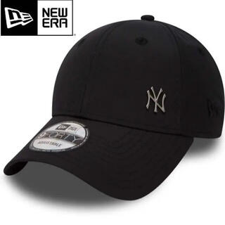 ニューエラー(NEW ERA)のニューエラ キャップ NY ヤンキース 黒 ワンポイント メタル ロゴ ブラック(キャップ)