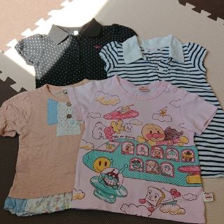 アンパンマン(アンパンマン)の女の子 半袖Tシャツ ワンピース90 95(Tシャツ/カットソー)