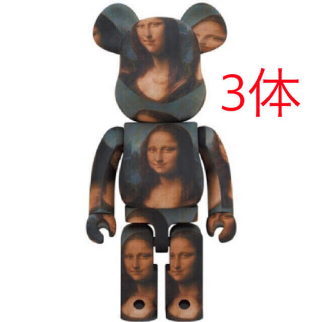 MEDICOM TOY(メディコムトイ)のBE@RBRICK Mona Lisa 1000% x 3体 エンタメ/ホビーのフィギュア(その他)の商品写真