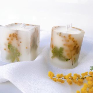 ミモザのアロマソイキャンドル❋square(アロマ/キャンドル)
