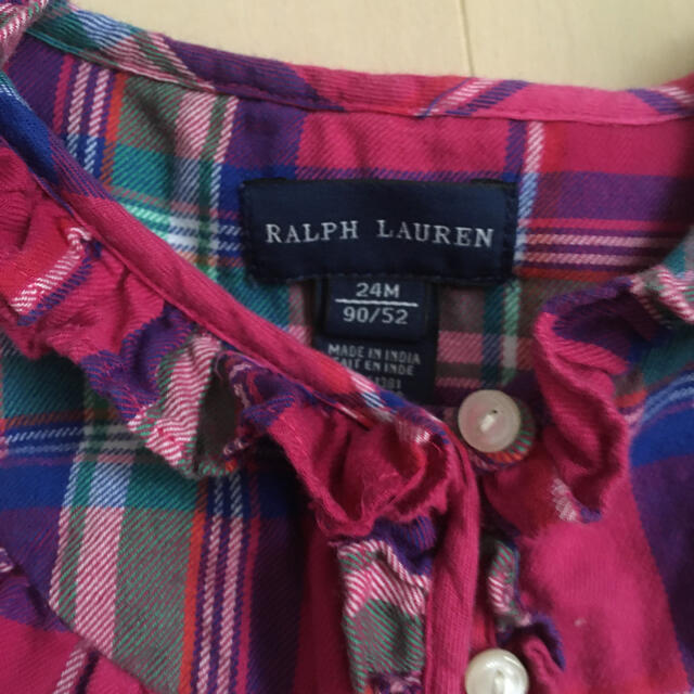 Ralph Lauren(ラルフローレン)のラルフローレン　ワンピース　チュニック90 キッズ/ベビー/マタニティのキッズ服女の子用(90cm~)(ワンピース)の商品写真