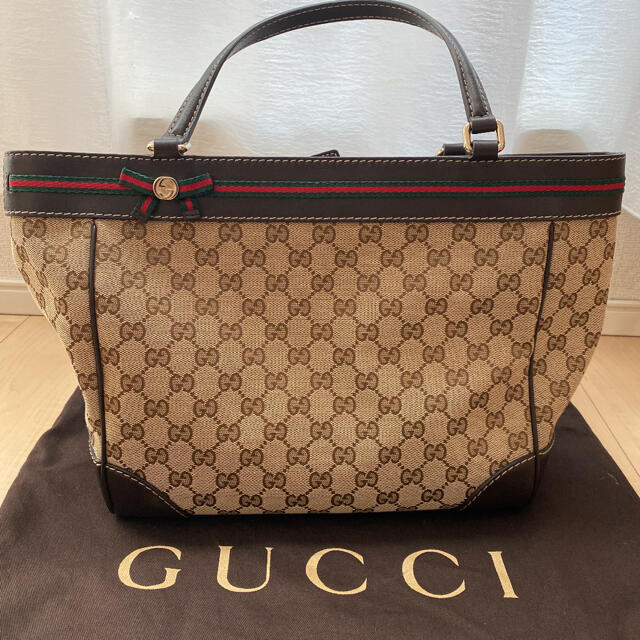 Gucci(グッチ)のcoco様　GUCCI トートバッグ  キャンバス　シェリーライン レディースのバッグ(トートバッグ)の商品写真